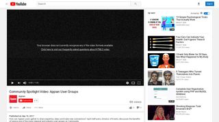 Community Spotlight Video: Appian User Groups - YouTube