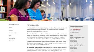 home.apu.edu - Student Resources - Azusa Pacific University