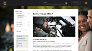 Job Opportunities - Army