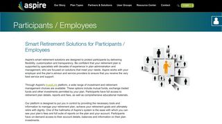 Participants / Employees - ASPire Financial Services