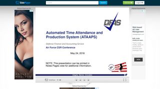 automated time attendance and production system ataaps