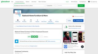 Badcock Home Furniture & More Employee Benefit: Employee ...