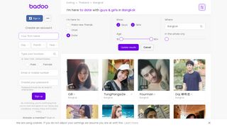 In badoo online sign WantMatures VS