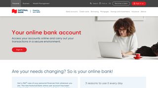 Your online bank | National Bank
