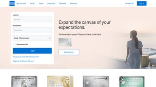 American Express IN | Log in | Credit Cards, Rewards, Offers