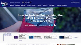 How to Redeem Points Using the BofA Premium Rewards Card