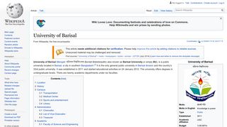 University of Barisal - Wikipedia