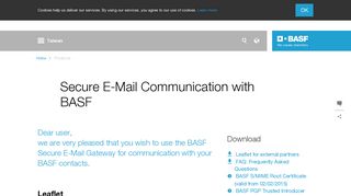 Secure E-Mail - BASF.com