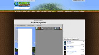 how to make a batman banner in minecraft