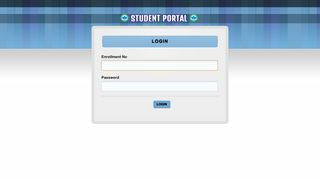 Student Portal - Login