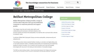Belfast Metropolitan College - Connected NI
