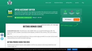 Bet365 Bonus Code Existing Customers