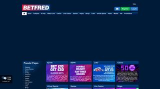 Betfred: Online Betting & Odds, Bet £10 Get £30 In FREE Bets