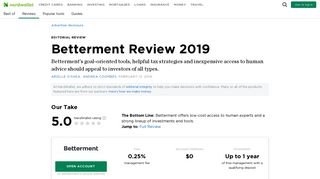 Betterment Review 2019 - NerdWallet