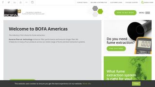 BOFA International Ltd | Fume Extraction and Filter Technology