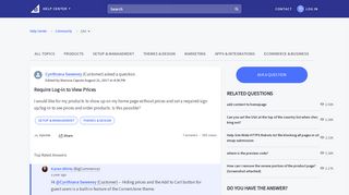 Require Log-in to View Prices - Bigcommerce Support