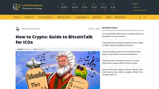 How to Crypto: Guide to BitcoinTalk for ICOs | Cointelegraph