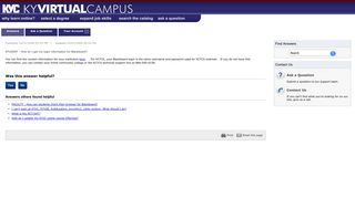 STUDENT - How do I get my login information for Blackboard?