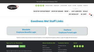 Staff - Goodness Me!