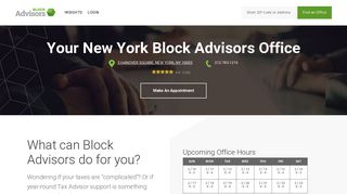 Block Advisors Office - 5 HANOVER SQUARE, NEW YORK, NY