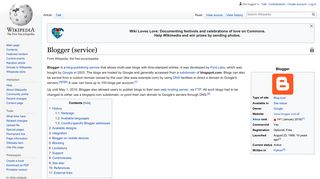 Blogger (service) - Wikipedia