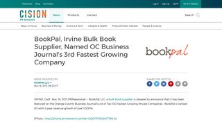 BookPal, Irvine Bulk Book Supplier, Named OC Business Journal's 3rd ...