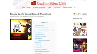 Bovada Sports Bonus Codes & Promotions: $250 or $500 Bonus ...