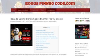 Top 4 Bovada Casino Bonus Codes Feb 2019 - BonusPromoCode.com