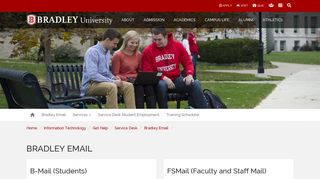 Bradley Email - Bradley University