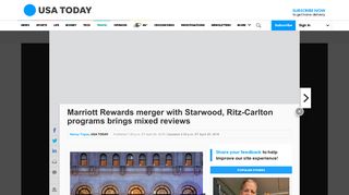 Marriott Rewards loyalty program merges with Starwood, Ritz-Carlton