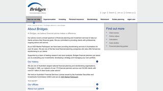 About Bridges - Bridges Financial Services