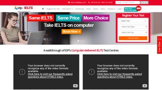 IELTS Exam Registration, Test Dates & Locations-IDP IELTS India