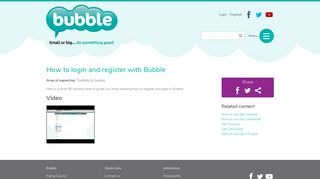 How to login and register with Bubble | Bubble