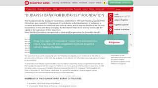 ´Budapest Bank for Budapest´ Foundation - Budapest Bank Zrt.