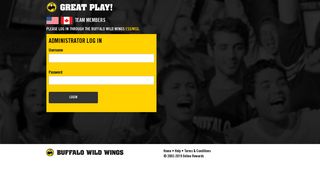 BWW Great Play!: Sign In
