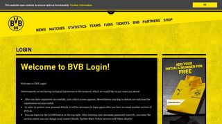 Welcome to BVB Login! | bvb.de