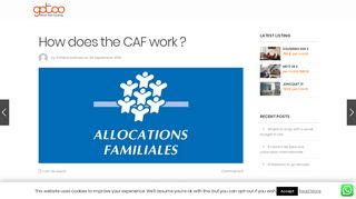How does the CAF work ? - Gotoo LilleGotoo Lille