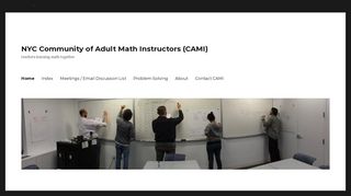 NYC Community of Adult Math Instructors (CAMI) – teachers learning ...