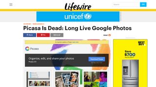 Google Picasa Is Dead - Long Live Google Photos - Lifewire
