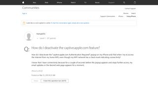 How do I deactivate the captive.apple.com… - Apple Community ...