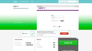 careuk.cple-learning.co.uk - Sign in - Careuk Cple Learning - Sur.ly