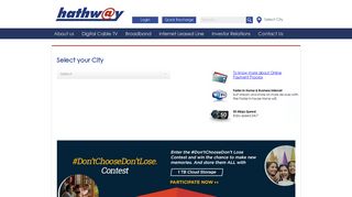 Hathway Digital Cable Tv & Broadband Internet Providers ...