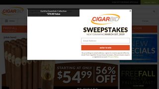 CigarBid: America's #1 Online Cigar Auction - first, best, biggest!