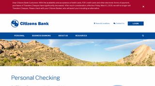Personal Checking | Citizens Bank