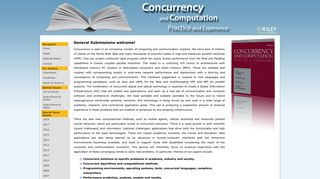 CCPE Home Page - Concurrency and Computation:Practice and ...