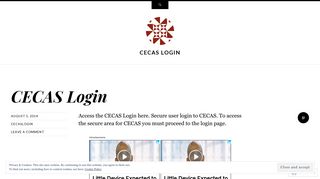 CECAS Login | CECAS Login