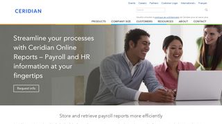 Online HR | Payroll Reports | Ceridian Canada