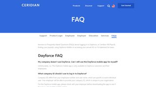 FAQ | Dayforce | Powerpay - Ceridian