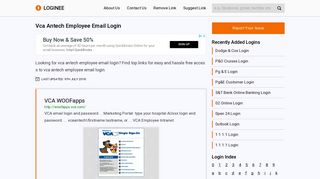Vca Antech Employee Email Login