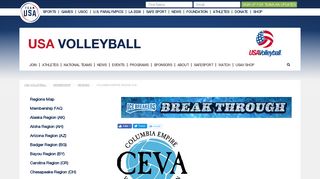 USA Volleyball Columbia Empire Volleyball - Team USA